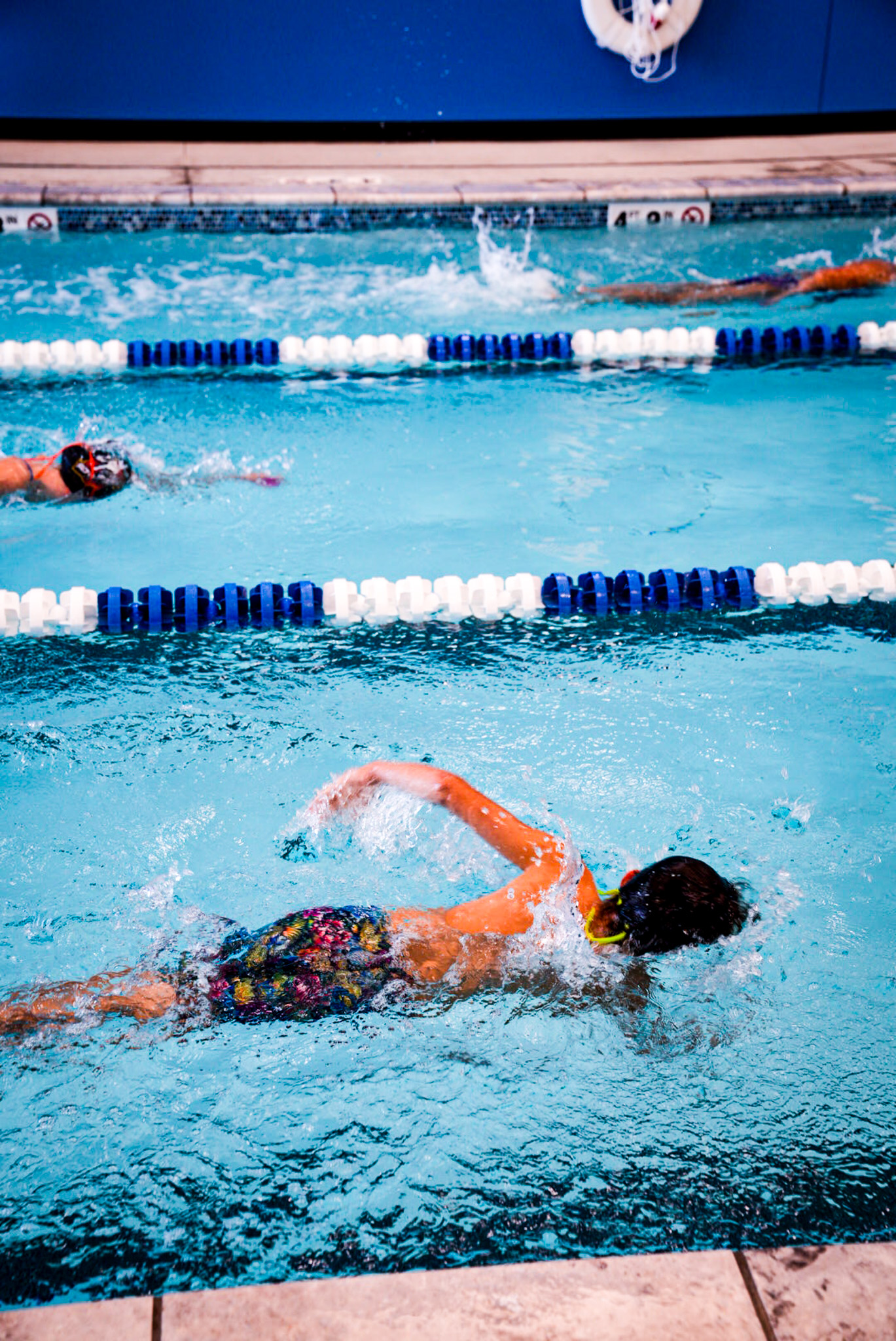 The three-lane lap pool at the C26 Hub